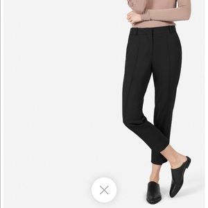 100% wool everlane cropped pants